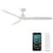 Modern Forms Fans Skylark Indoor or Outdoor Smart Ceiling Fan 2700-3000-4000-5000K LED in Matte White FR-W2202-62L-MW - alternate 1